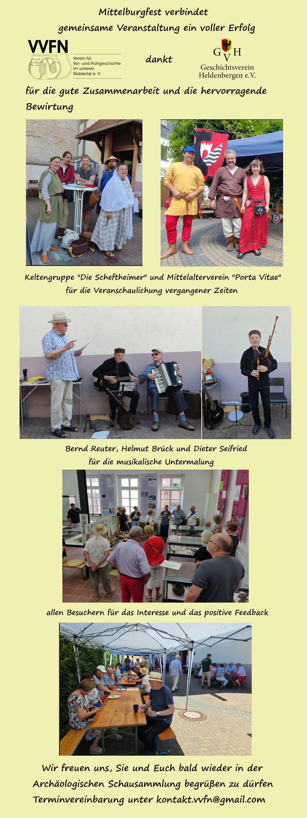 Mittelburgfest verbindet